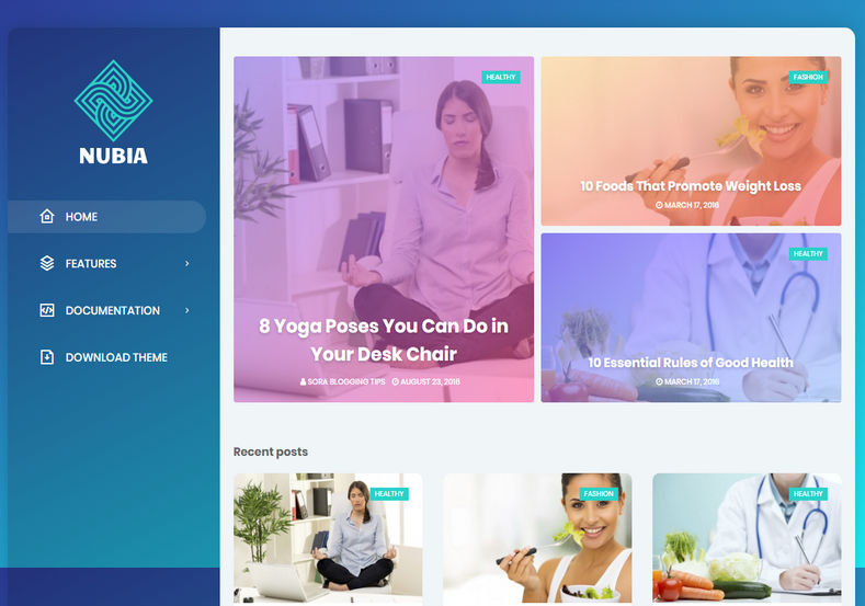 nubia-blogger-theme