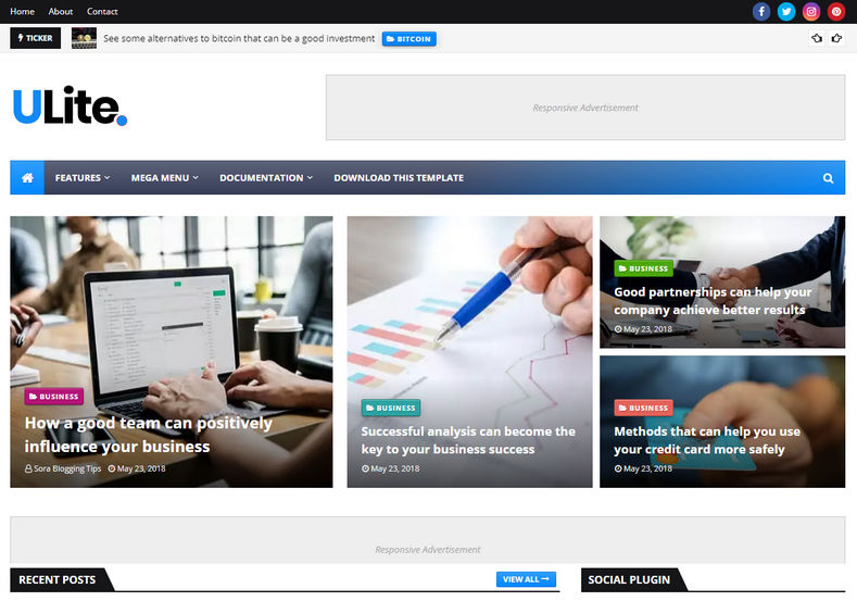 ultralite-blogger-theme