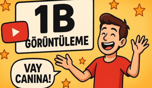 1B görüntülenme ne demek youtube